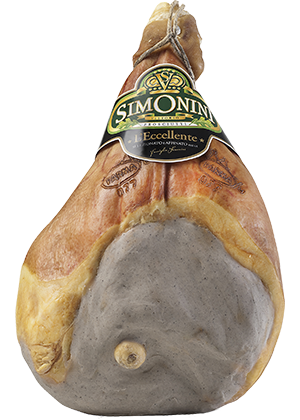 The ham cured for 30 months and more, 'l'eccellente', the boned Parma Ham by Simonini